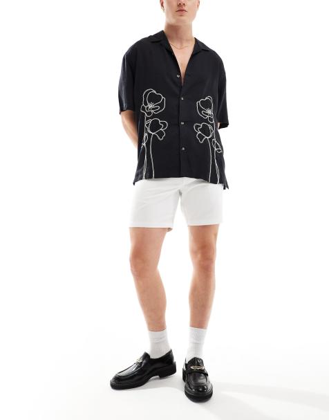 New Look - Smalle chinoshort in wit - view 1