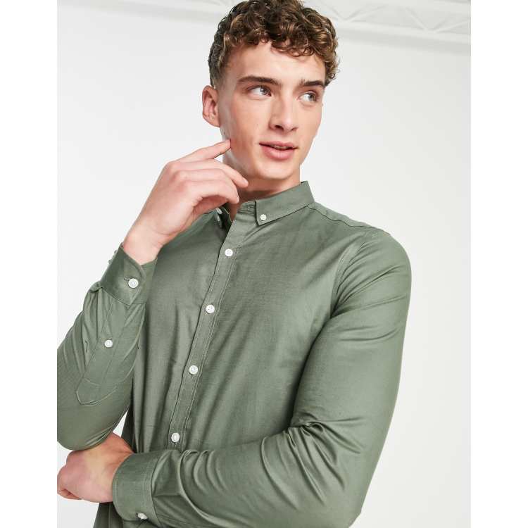 LV Exclusive Online Pre-Launch - Regular Long-sleeved Shirt, Green, XL