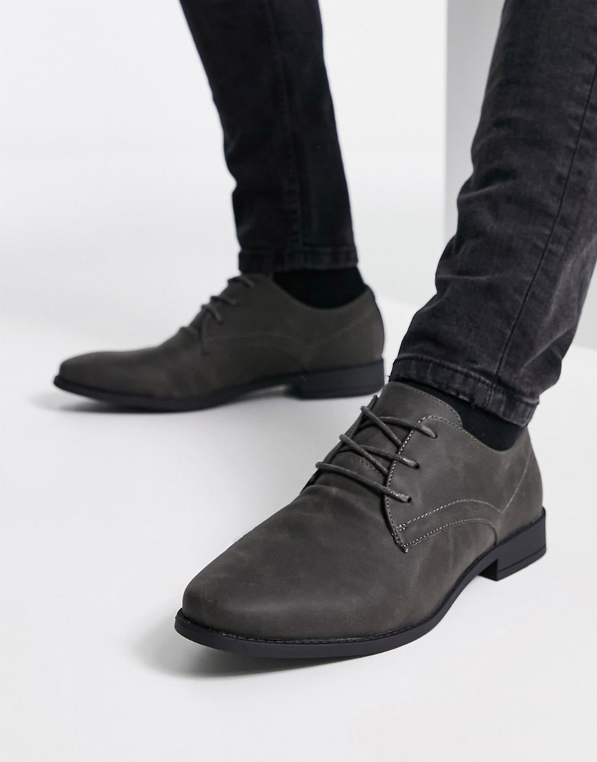 New Look smart shoes in dark gray