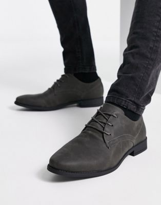 New Look smart shoes in dark grey