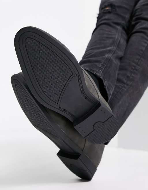 New Look smart shoes in dark grey