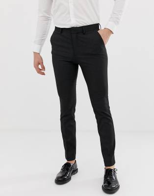 charcoal skinny trousers