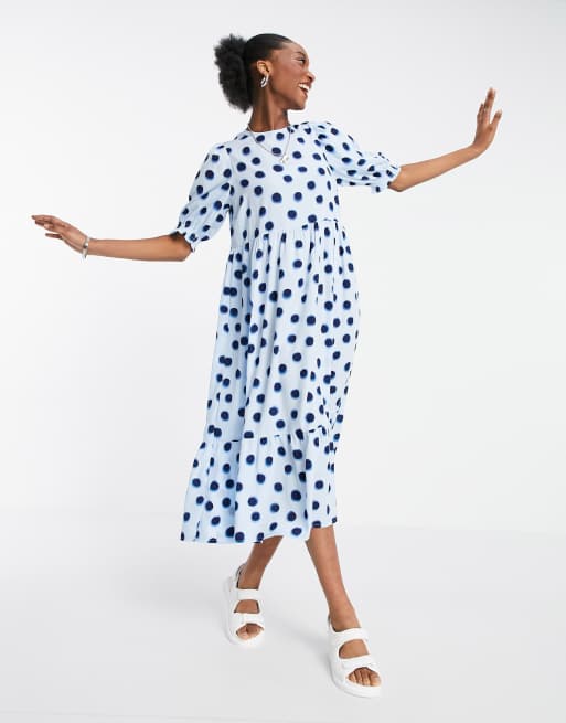 Spotty 2025 smock dress