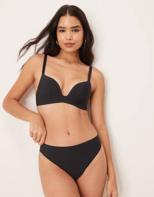 New Look New Look smooth bra in black