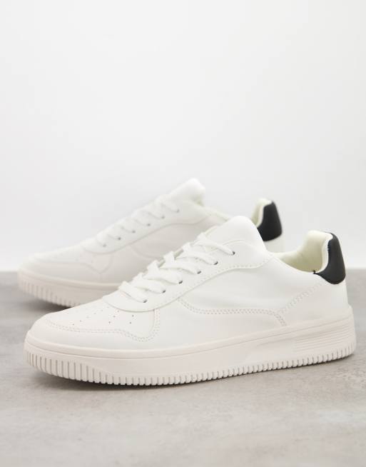 New look sales white sneakers