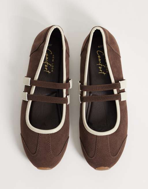 New Look sneakerina in brown , 2 of 5