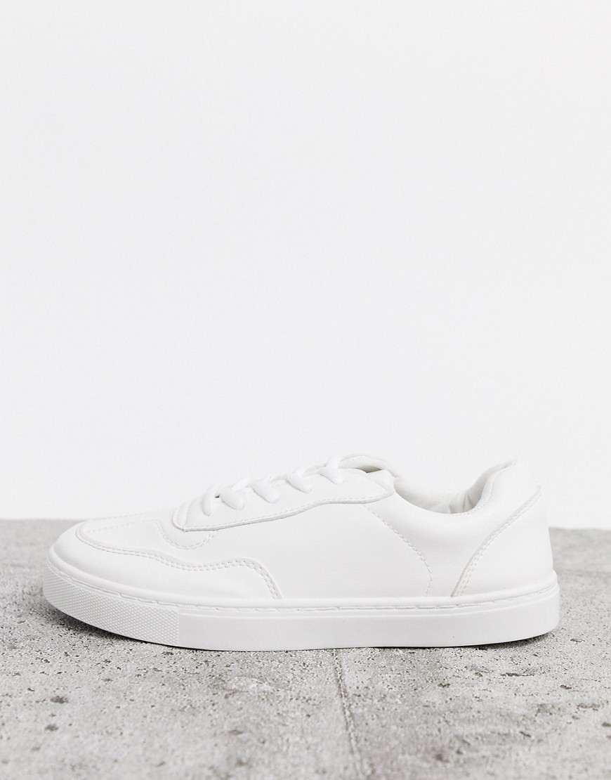 New Look - Sneakers da tennis bianche-Bianco