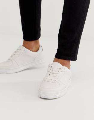 new look white sneakers