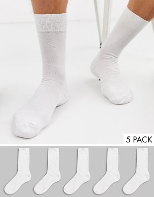 New Look vita strumpor i 5 pack Vit