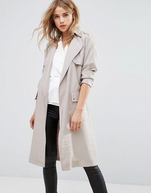 New Look | New Look Soft Belted Mac