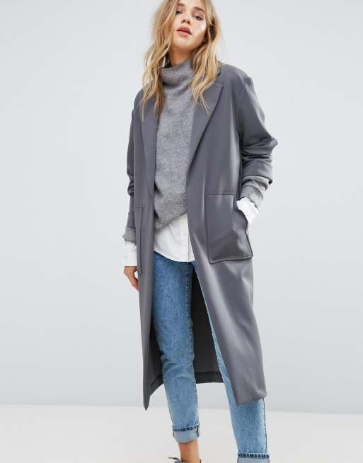 New look hot sale duster coat