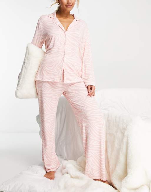 Soft pink pajama online set