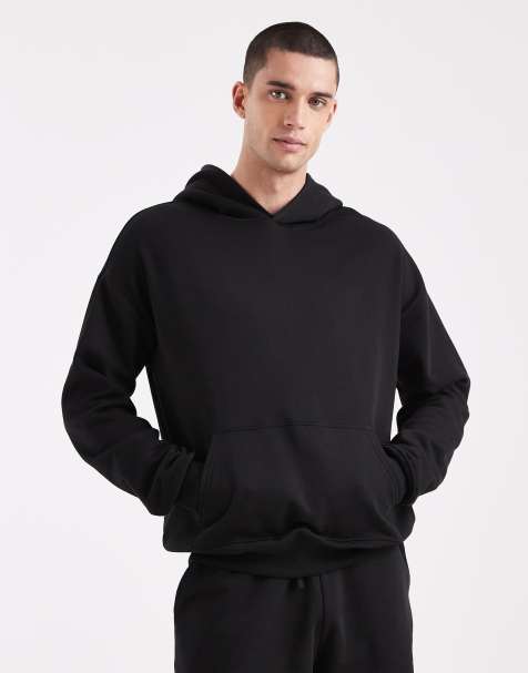 New Look - Sort oversized hættetrøje - Del af sæt - view 1