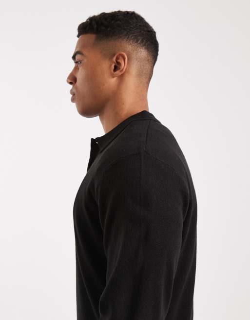 New Look - Sort strikket polotop, 4 af 5