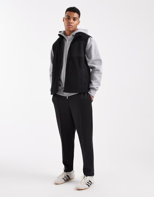 New Look - Sort vest i tech-fleece, 2 af 5