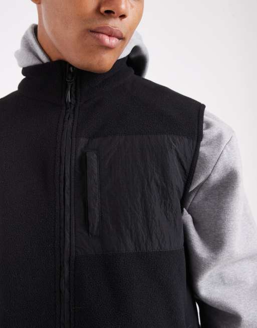 New Look - Sort vest i tech-fleece, 5 af 5