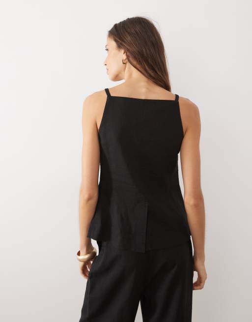 New Look - Sort vest med stropper - Del af sæt, 4 af 4