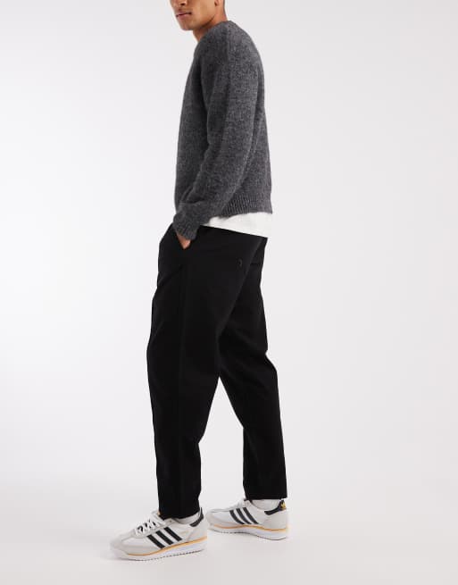 New Look - Sorte bukser med pintucks og bindetalje, 3 af 5