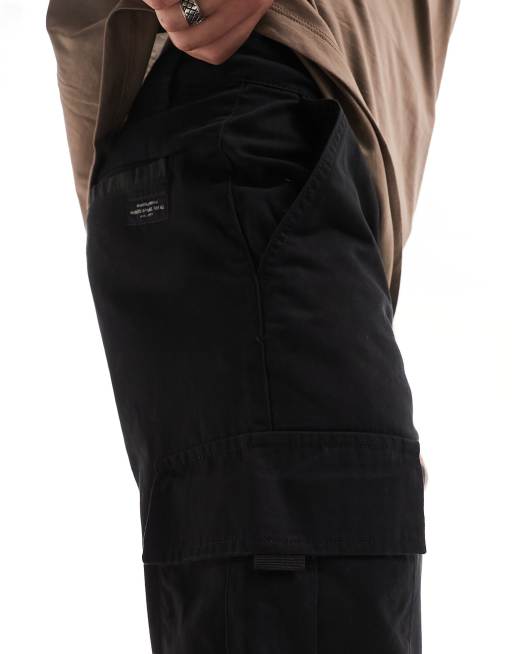 New Look - Sorte cargo-bukser med paneler, 2 af 5