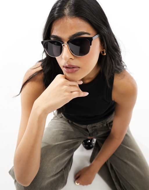 New Look - Sorte cateye-solbriller