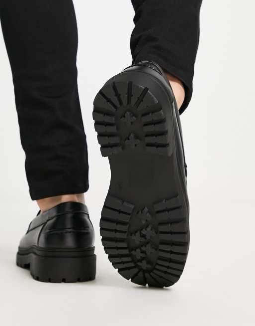 New Look - Sorte, chunky penny-loafers, 2 af 4