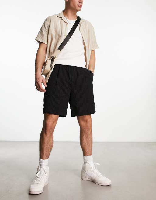 New Look - Sorte elegante pull-on-shorts, 4 af 4