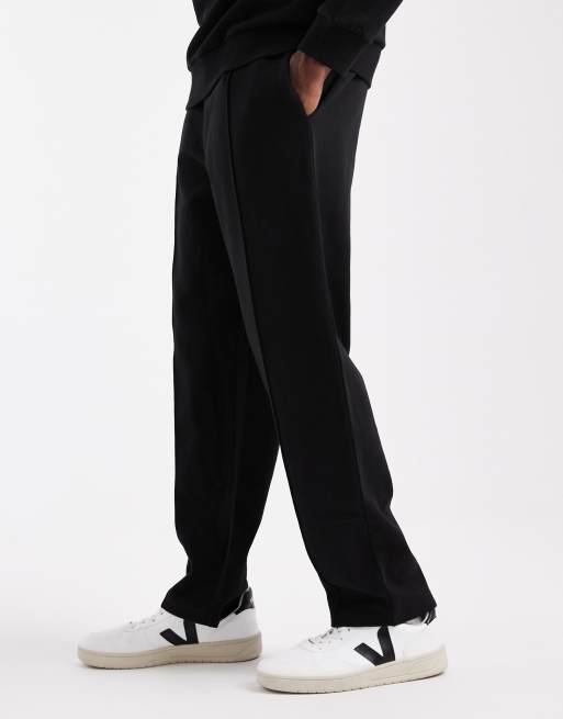 New Look - Sorte joggingbukser med lige ben, 3 af 5