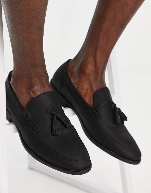 New Look - Sorte loafers med kvast