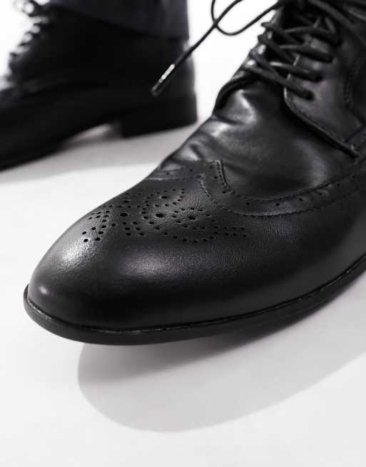 New Look - Sorte oxford-sko i imiteret læder, 2 af 4