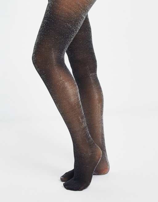 Black Glitter Fashion Tights