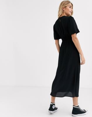 new look split detail midi dress