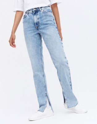 New Look straight leg jeans in light blue