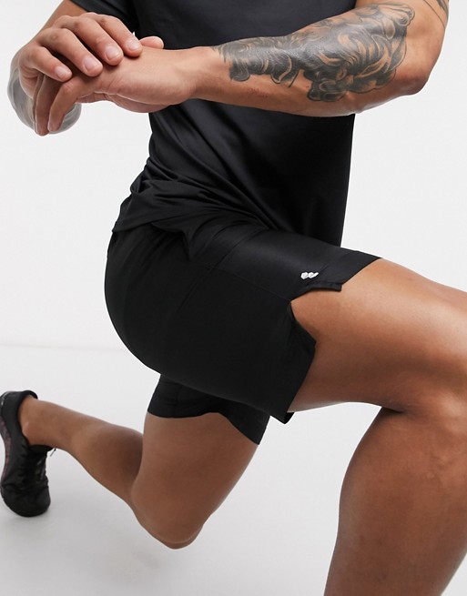 New Look SPORT running shorts in black