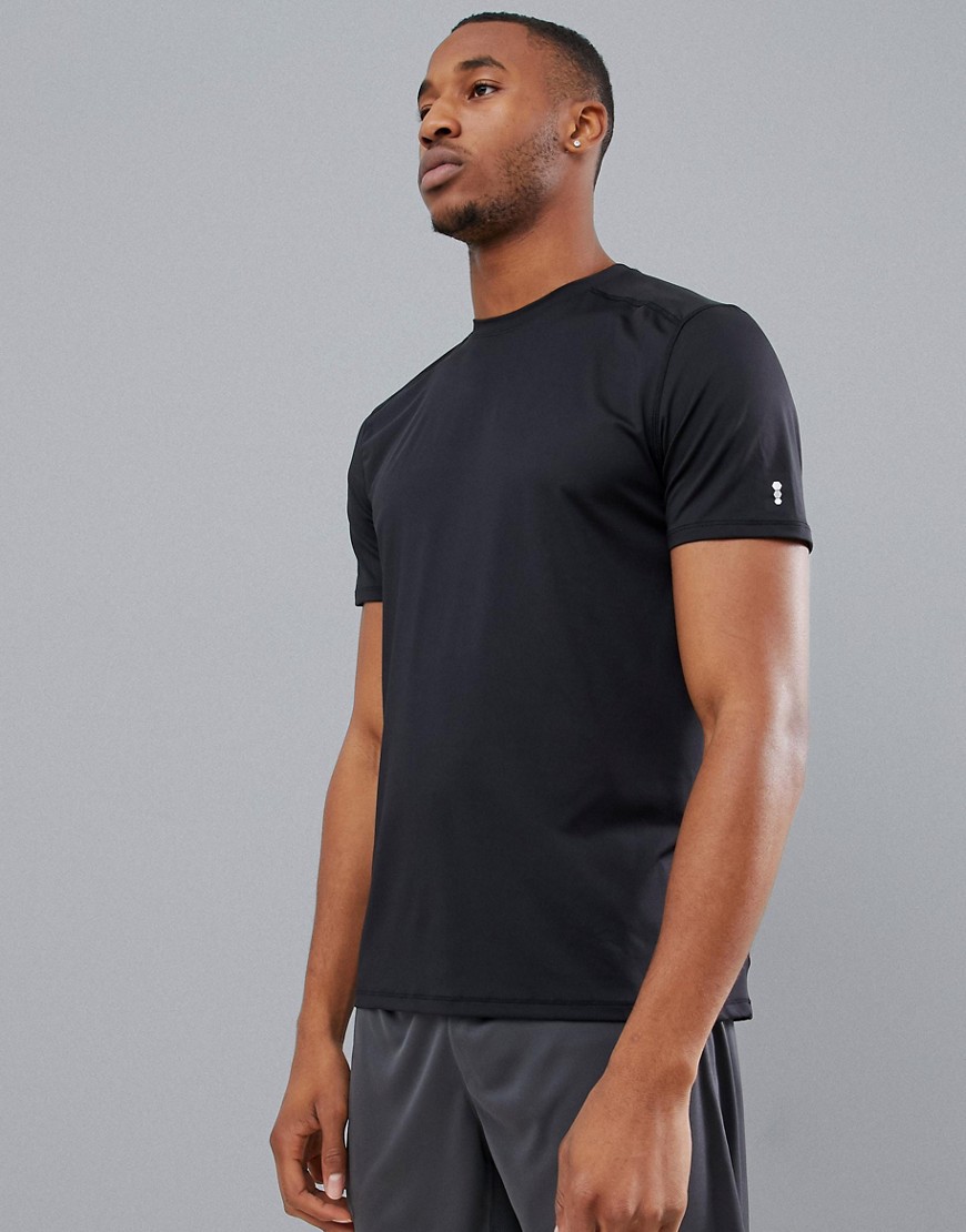 New Look - SPORT - T-shirt elasticizzata nera-Nero