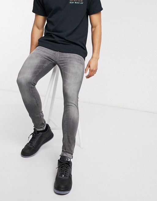 New Look spray on jeans in grey