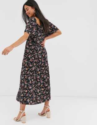 new look floral maxi dress