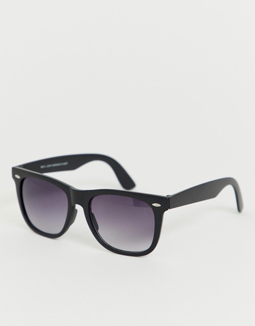 New Look square sunglasses in black