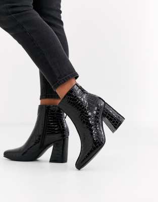 new look croc heels