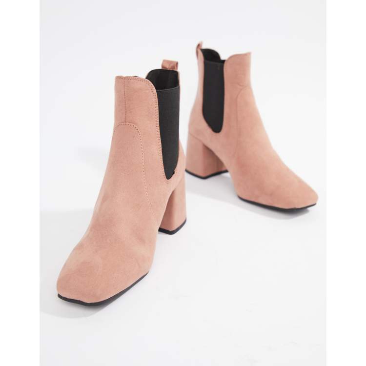 new look square toe boots