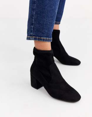 new look square toe boots