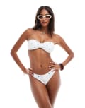 [New Look] New Look starfish bikini bottoms in white 6 White pattern