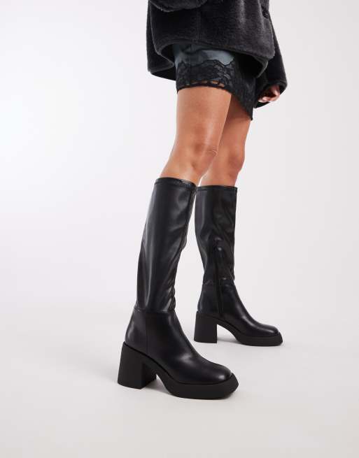 Stivali Alti Stivali Biker Asos Stivali Alti Stivali NovitÃ