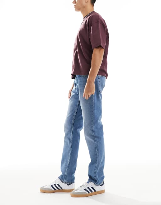 New Look straight fit jeans in authentic blue, 3 of 5