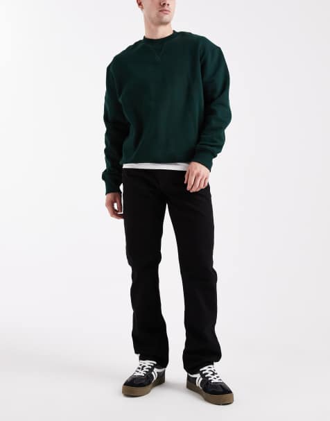 New Look straight fit jeans in black - view 1
