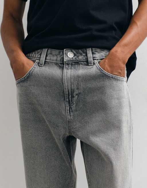 New Look straight fit jeans in grey, 4 of 5
