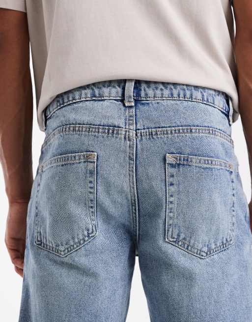 New Look straight fit jeans in light wash blue, 4 of 5