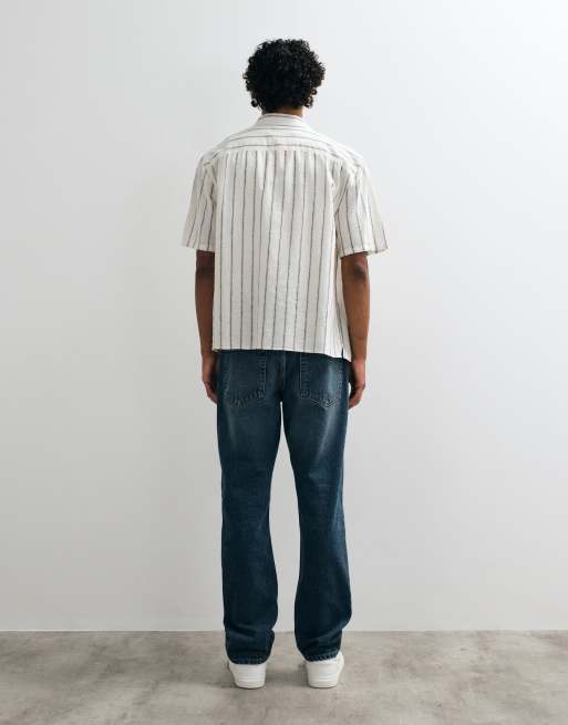 New Look straight fit jeans in vintage blue, 2 of 5