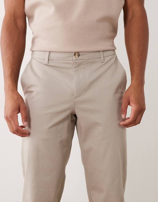 New Look straight leg chinos in stone, 4 of 5