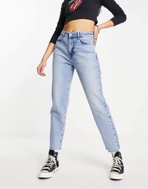 New Look straight leg jeans in light blue ASOS