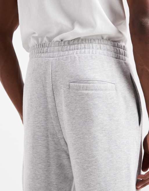 New Look straight leg joggers in grey marl , 5 of 5